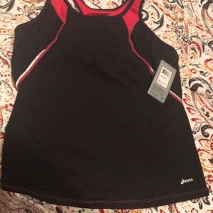 ASICS fitted workout tank top.